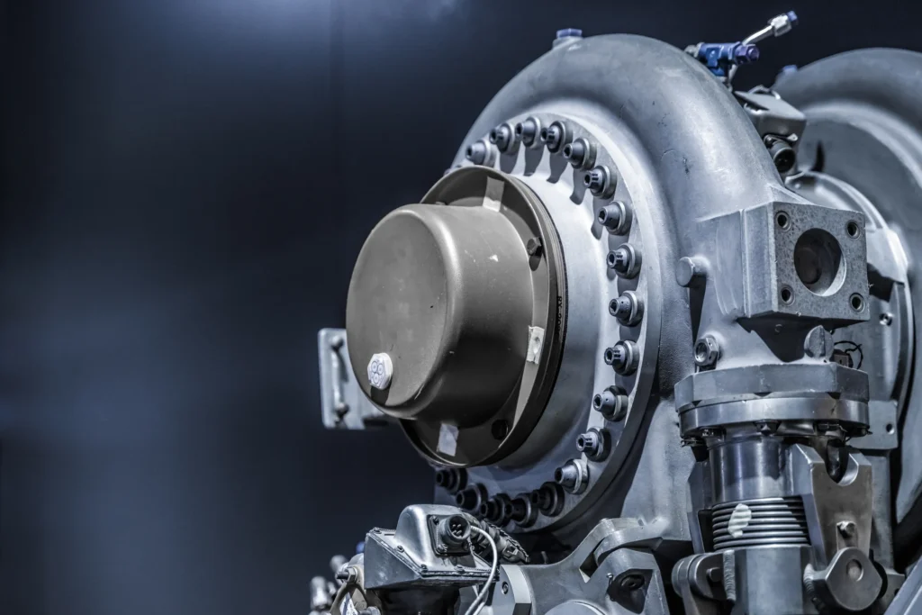 Automatic transmission components and housing during repair